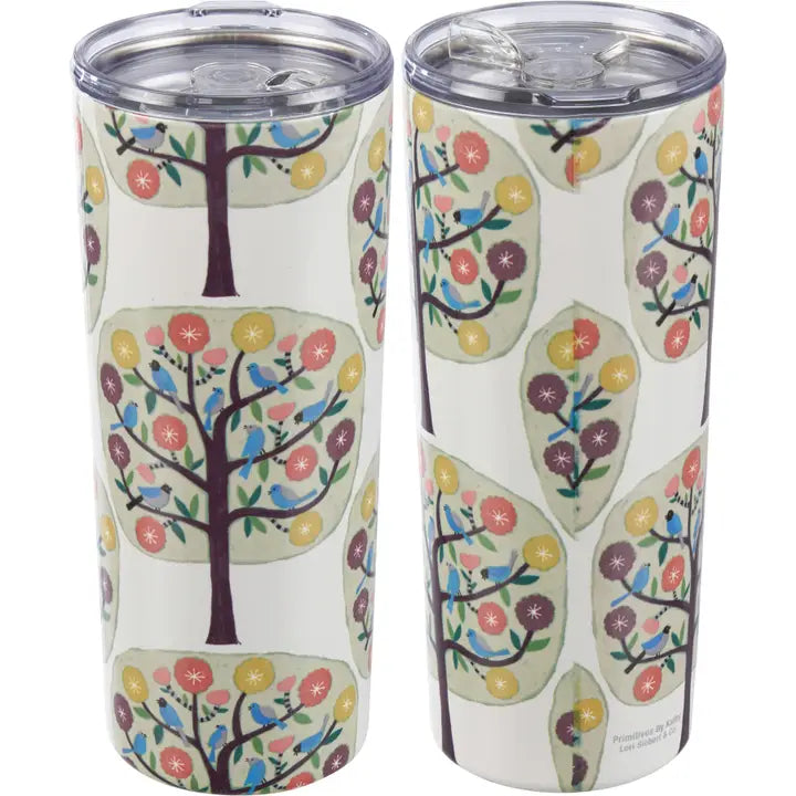 Floral Tree Tumbler