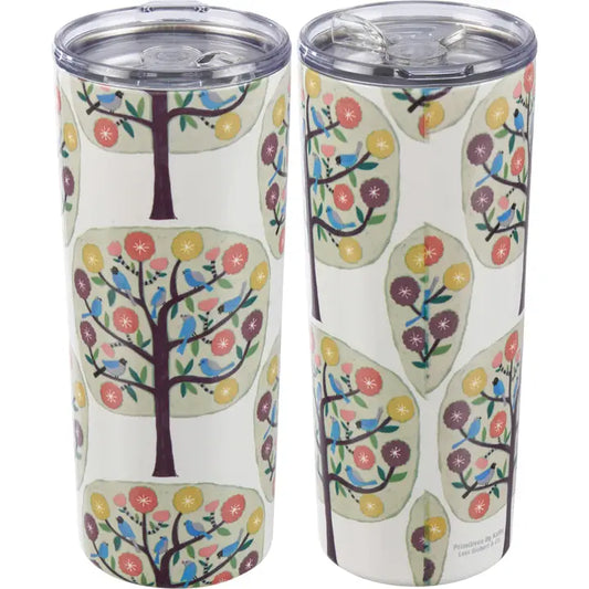Floral Tree Tumbler