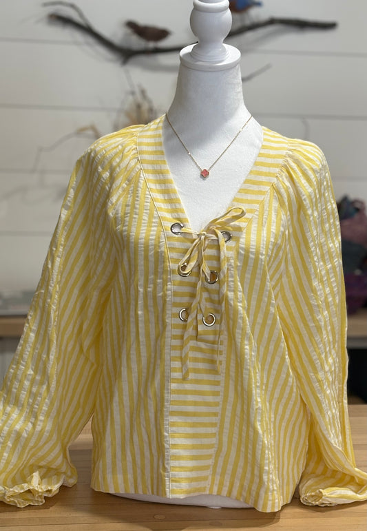 Yellow Striped Shirt